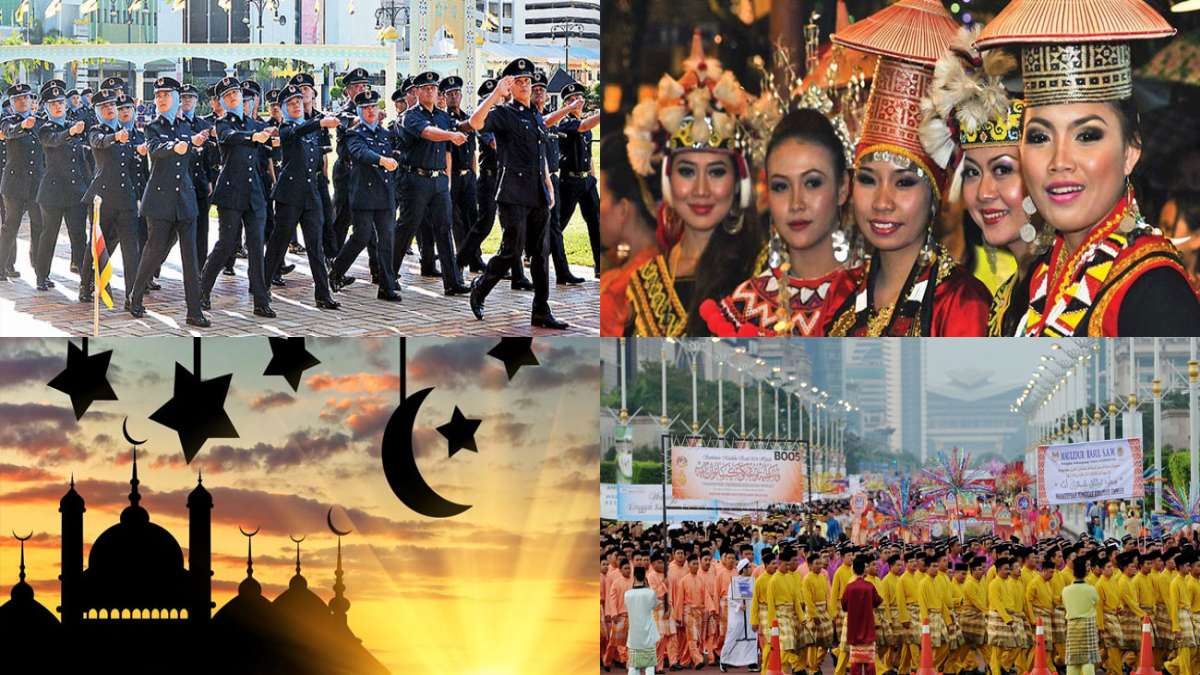 Brunei Darussalam Kalender: Feiertage und Jahresdaten