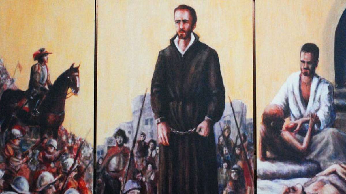 Entdecken Sie das inspirierende Leben des seligen Dominic Collins, eines irischen Jesuitenbruders, der im 17. Jahrhundert während der Ulster Plantation von der englischen Armee zum Märtyrer wurde.