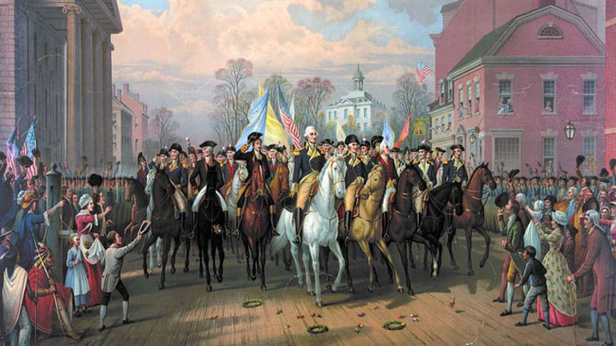 Feiern Sie den historischen Evakuierungstag in New York City am 25. November.