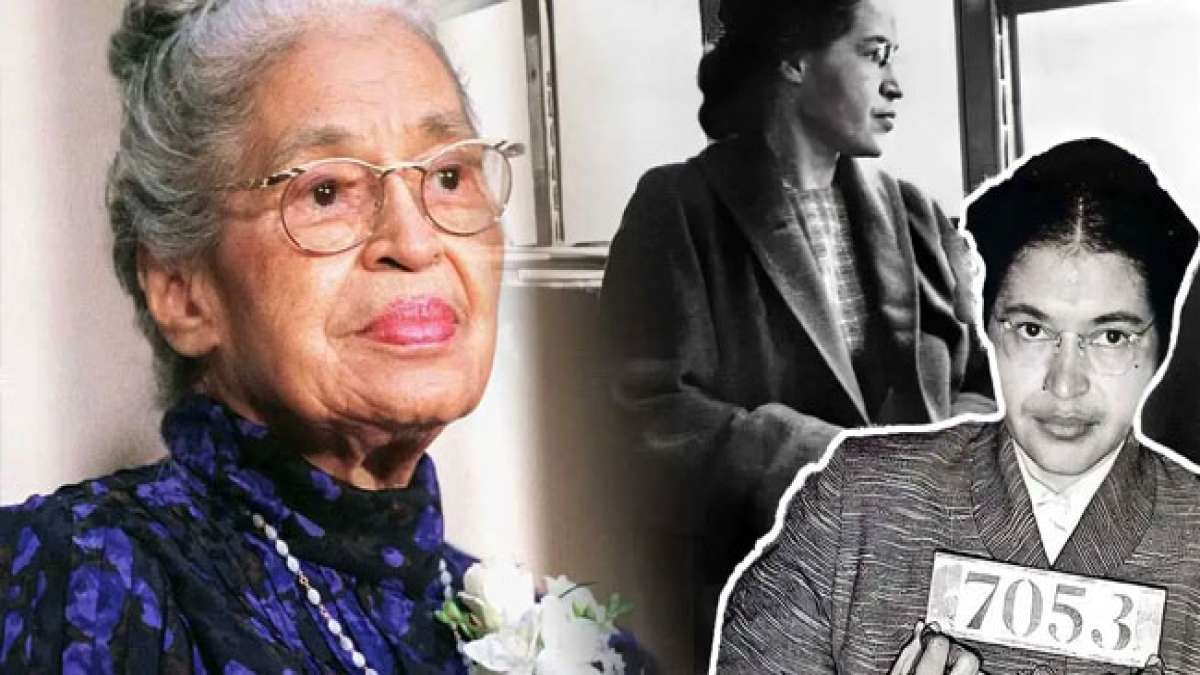 Gedenken Sie der Bürgerrechtsikone Rosa Parks am Rosa Parks Day in den Vereinigten Staaten.