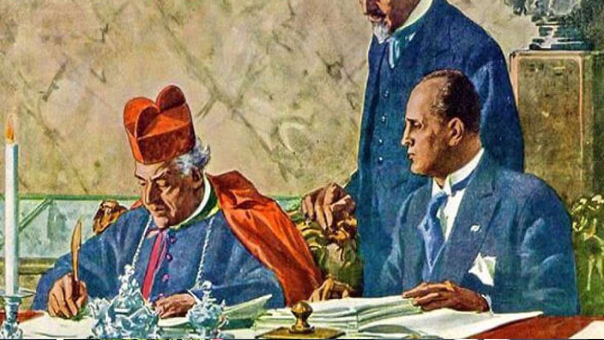 Gedenken Sie dem Jahrestag der Lateranverträge im Vatikan, die vor über 85 Jahren die Grundlage für die heutige Form des Vatikans legten.