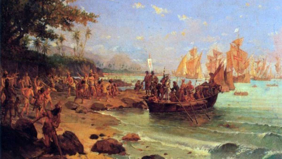 Feiern Sie den Tag der Entdeckung Brasiliens am 22. April und gedenken Sie der Ankunft der Portugiesen im Jahr 1500 unter der Führung von Pedro Álvares Cabral, die den Beginn der brasilianischen Kolonisierung markierte.