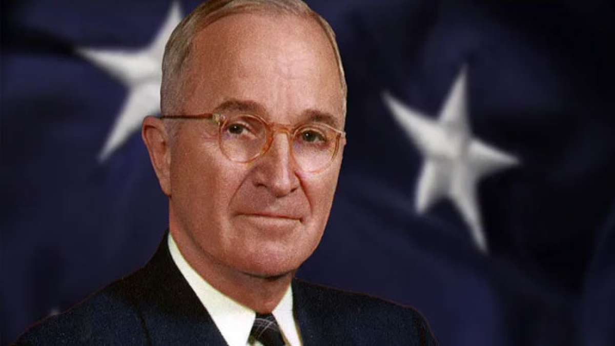 Gedenken Sie Harry S. Truman, dem 33. Präsidenten der Vereinigten Staaten, an seinem Ehrentag im Bundesstaat Missouri, USA.