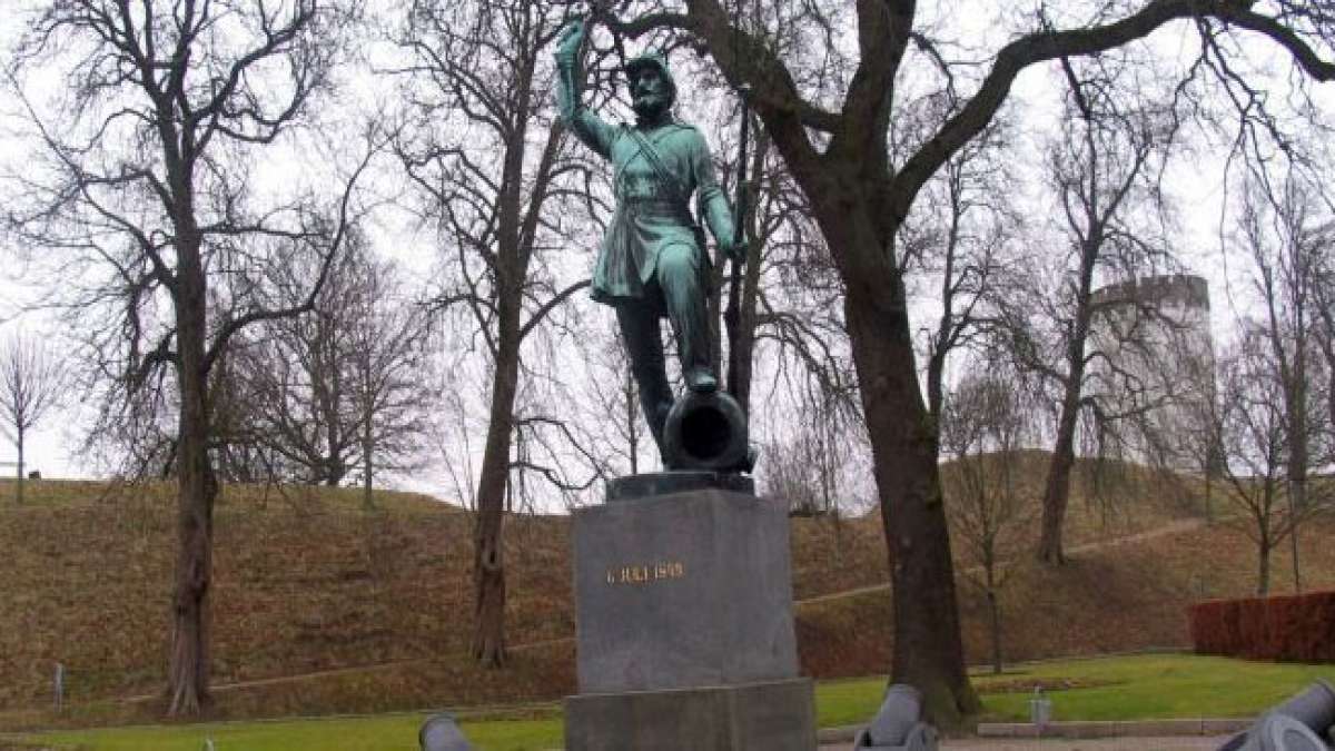 Gedenken Sie der historischen Schlacht von Fredericia im Dänisch-Deutschen Krieg am 6. Juli 1849. Gedenken Sie der historischen Schlacht von Fredericia im Dänisch-Deutschen Krieg am 6. Juli 1849.