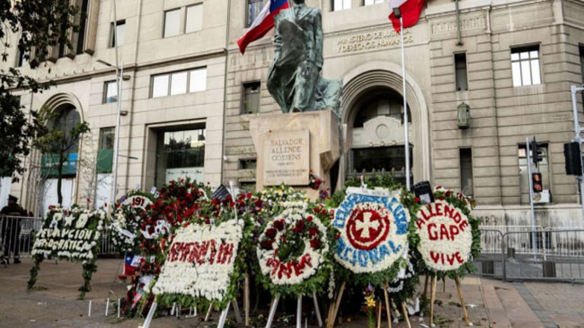Gedenken Sie Salvador Allende und dem tragischen Militärputsch von 1973, der Chile erschütterte. Gedenken Sie Salvador Allende und dem tragischen Militärputsch von 1973, der Chile erschütterte.