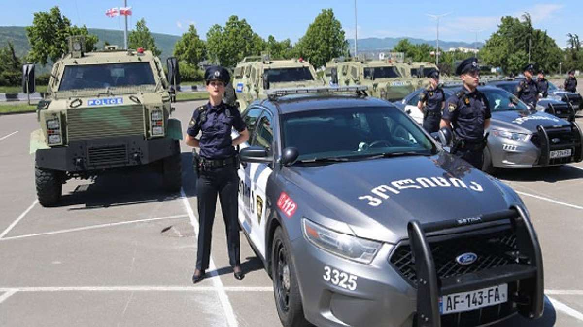 Georgien feiert den Tag der Polizei.