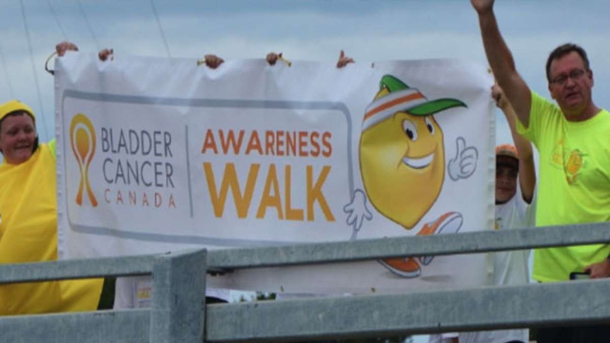 Begleiten Sie den jährlichen Aufklärungsspaziergang gegen Blasenkrebs in Kanada, der Hoffnung schenkt und Mittel für die Erforschung dieser Krankheit mobilisiert.