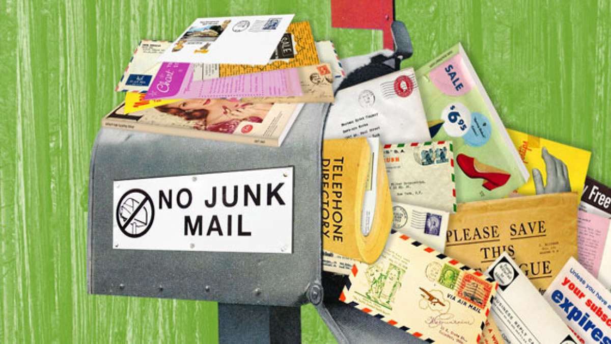 Befreien Sie sich von lästiger Junk-Mail und gestalten Sie Ihre Woche der Sensibilisierung für ein junk-mail-freies Leben.