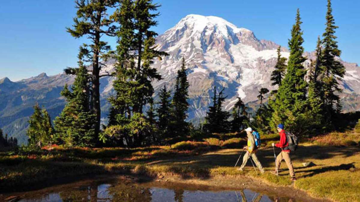 Erkunden Sie die atemberaubende Welt der Wanderwege anlässlich des Nationalen Wandertags in den USA.