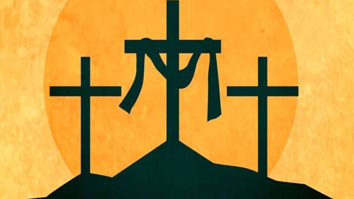 Gedenken Sie Karfreitag in der westlichen christlichen Tradition und ehren Sie das Leiden und Sterben Jesu Christi am Kreuz.