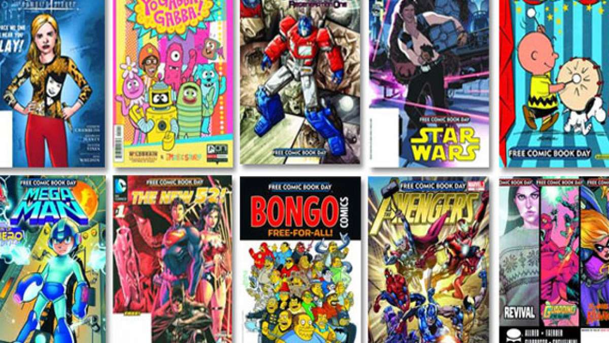 Feiern Sie den internationalen Tag der Comics! Am ersten Samstag im Mai können Sie bei Ihrem lokalen Comic-Händler kostenlose Comics abholen.