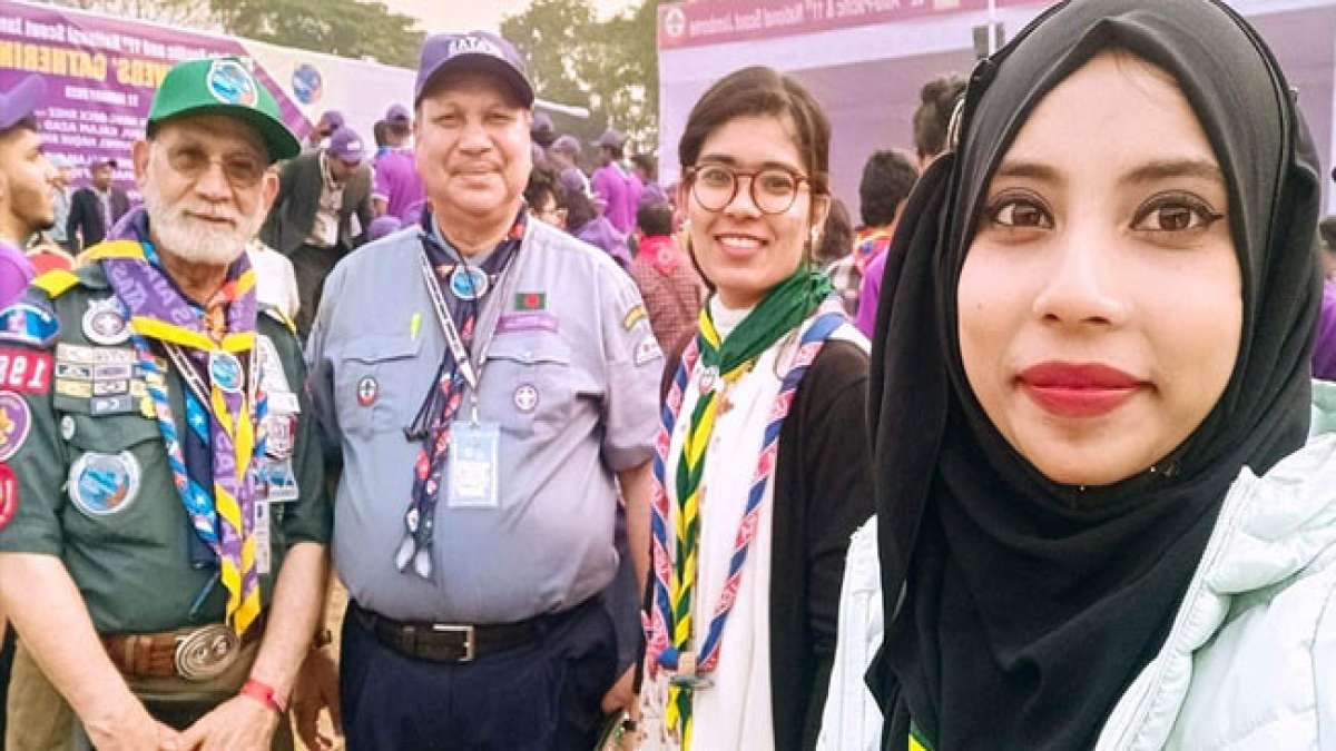Am Freitagnachmittag feiern muslimische Pfadfinder in den USA mit anderen Pfadfindern und ihren Familien ihren Glauben und ihre Gemeinschaft.
