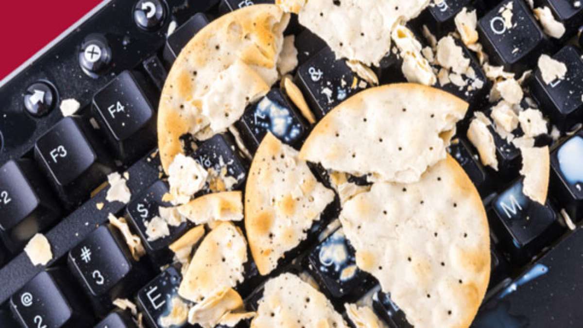 Feiern Sie Ihre kreative Seite und genießen Sie den Keyboard-Brösel-Tag.