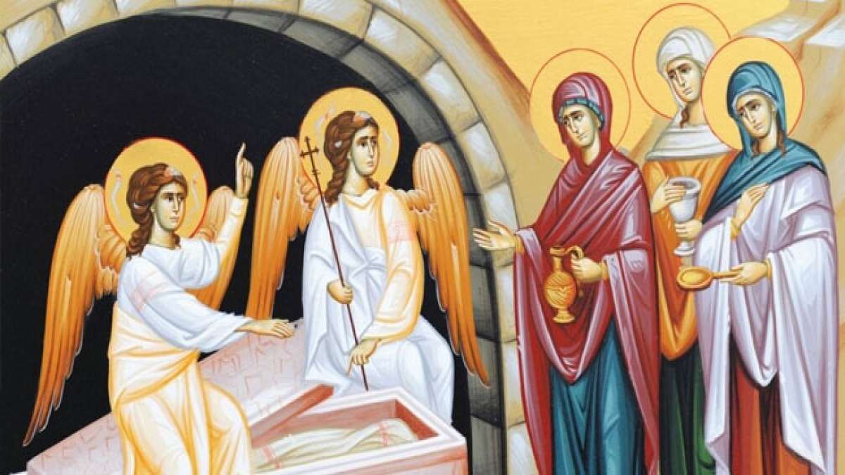 Feiern Sie den Tag der Myrrhe tragenden Frauen, an dem Frauen wie Johanna, Maria und Salome geehrt werden, die eine wichtige Rolle in der christlichen Geschichte spielten. Feiern Sie den Tag der Myrrhe tragenden Frauen, an dem Frauen wie Johanna, Maria und Salome geehrt werden, die eine wichtige Rolle in der christlichen Geschichte spielten.