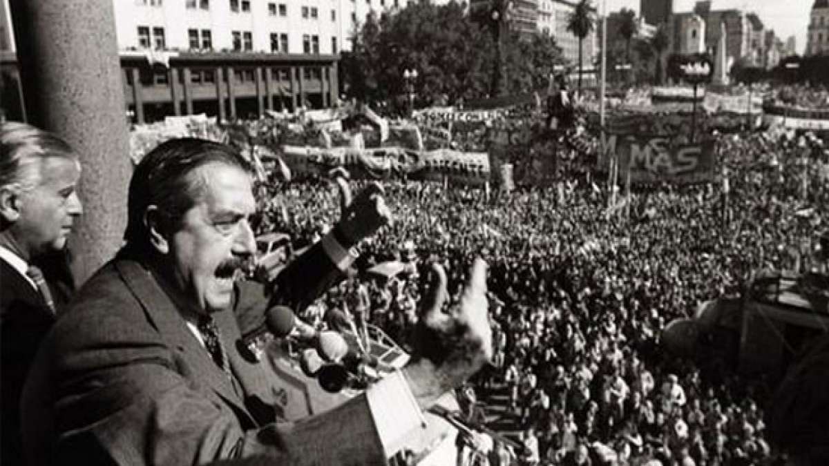 Argentinien gedenkt der Wiederherstellung der Demokratie.