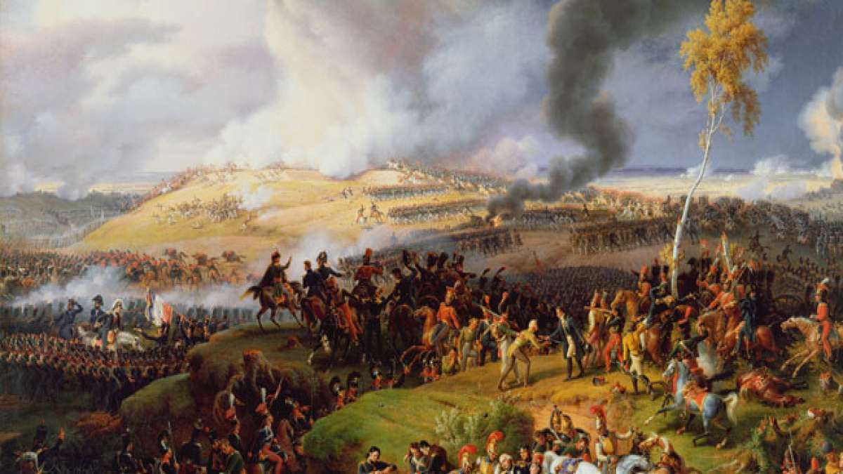 Gedenken Sie dem epischen Kampf in der Schlacht von Borodino, der die russische Armee unter Kutusow und die französische Armee unter Napoleon im Jahre 1812 erschütterte.