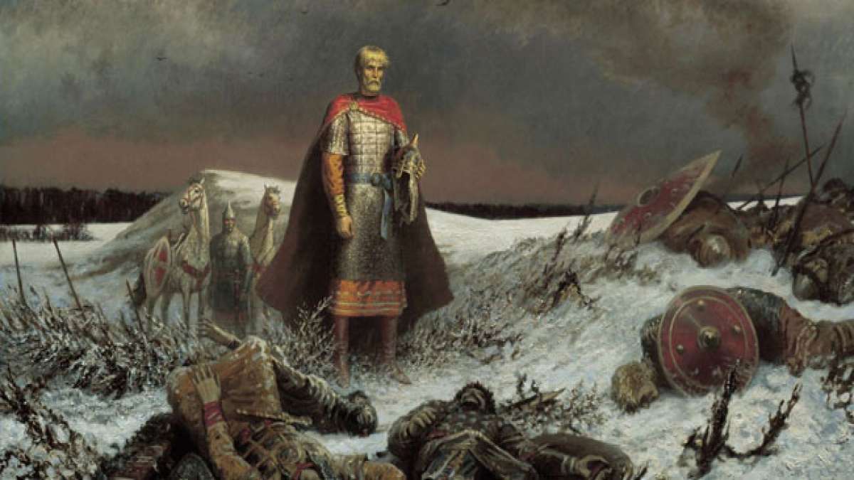 Am 5. April 1242 besiegte Alexander Newski die deutsche Ritterschaft in der Eisschlacht auf dem Peipus-See. Dieser Sieg war ein wichtiger Wendepunkt in der Geschichte Russlands.