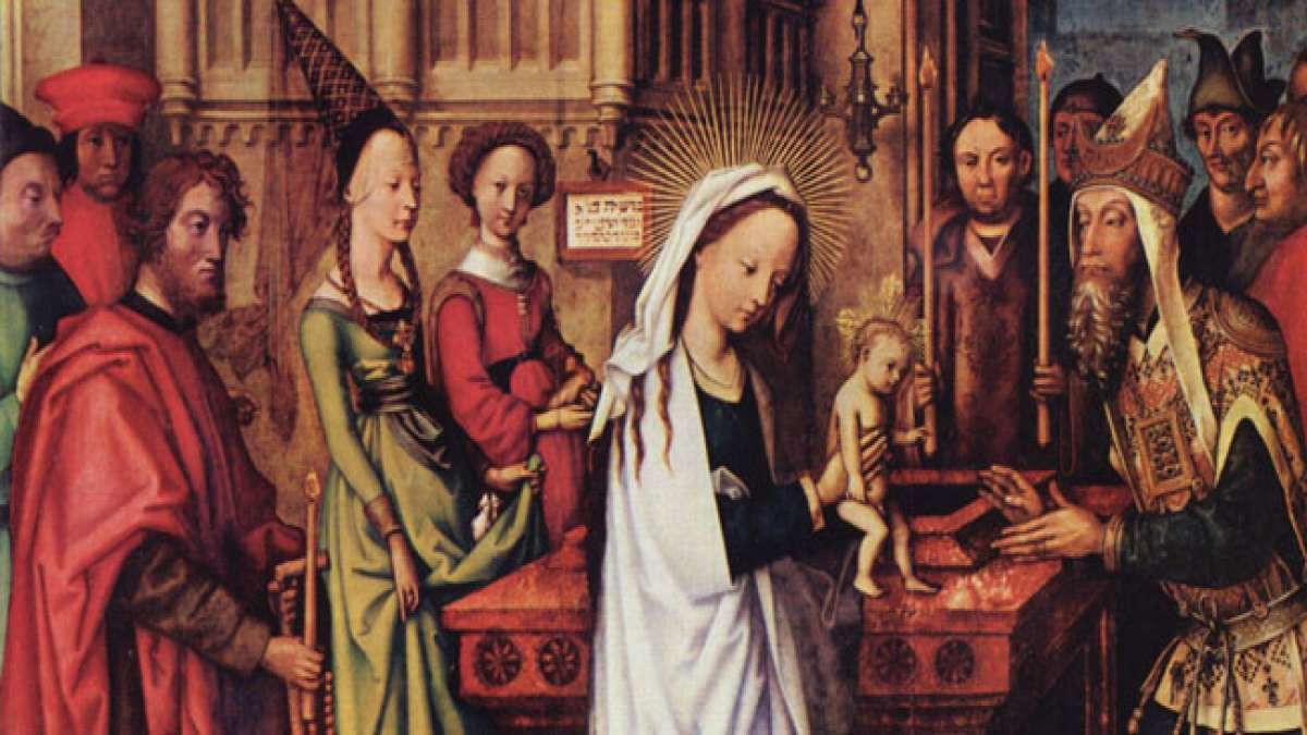 Entdecken Sie die faszinierende Geschichte der Darstellung Jesu im Tempel, ein uraltes Fest des Glaubens und der Begegnung.