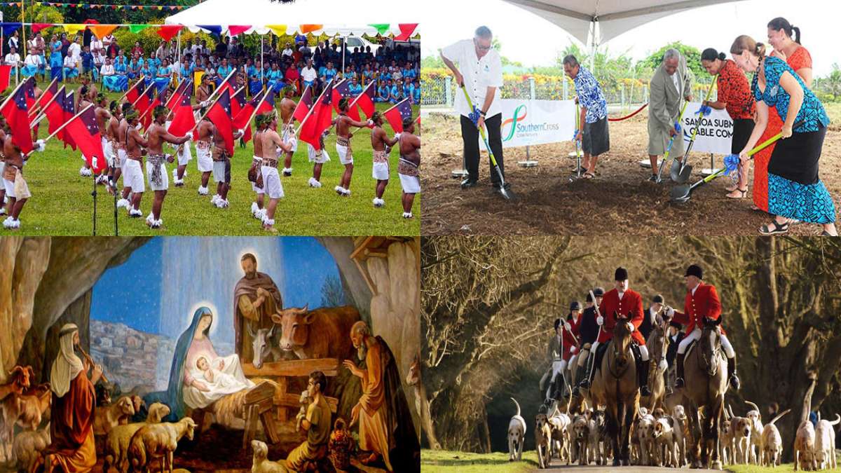Samoa Kalender: Feiertage und Jahresdaten