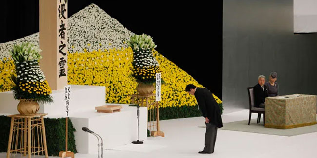 15. August: Gedenktag für das Ende des Krieges in Japan