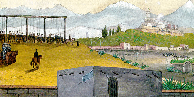 12. September: Gedenkzeremonie zu Ehren der Massenexekution des San Patricio Bataillons