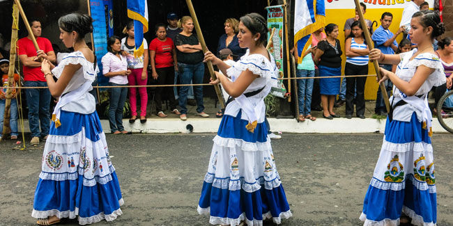 15. September - Unabhängigkeitstag in El Salvador, Honduras, Nicaragua, Guatemala und Costa Rica