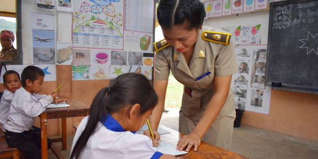 7. Oktober - Tag der Lehrer in Laos