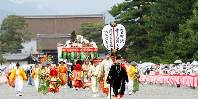 Das Nagasaki Kunchi Festival - Jidai Matsuri in Kyoto, Japan