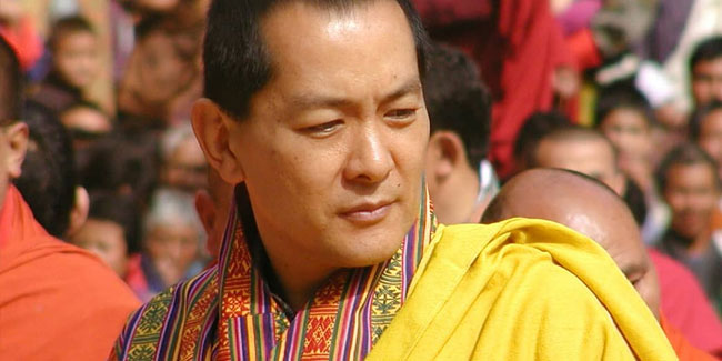 1. November - Krönung des fünften Druk Gyalpo in Bhutan