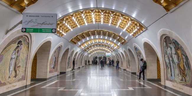 8. November - Tag der Mitarbeiter der Metro Baku in Aserbaidschan