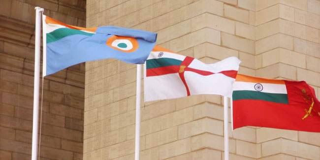 7. Dezember: Tag der Flagge der Streitkräfte in Indien