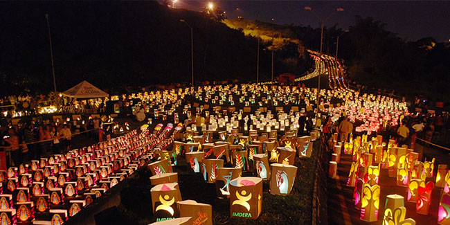 7. Dezember - Tag der kleinen Kerzen in Kolumbien
