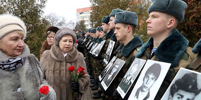 15. Februar - Tag des Gedenkens an die Soldaten-Internationalisten in Belarus