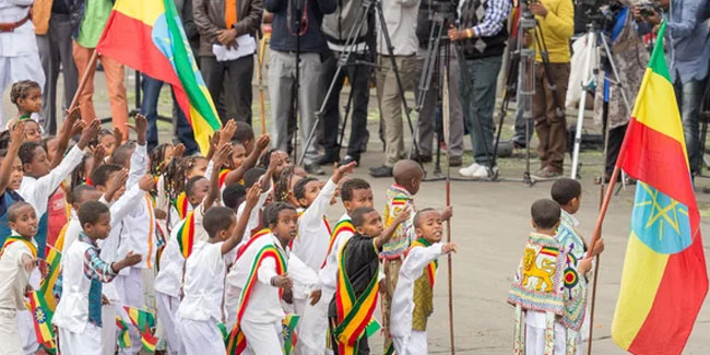5. Mai - Tag des Sieges der Patrioten oder Arbegnoch Qen in Äthiopien