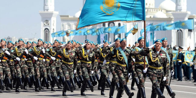 7. Mai - Tag der Vaterlandsverteidigung in Kasachstan