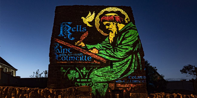 9. Juni - Der Tag des Heiligen Columba von Irland in Irland
