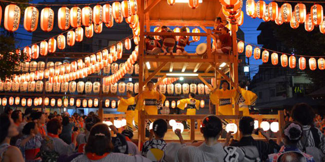 13. Juli - Bön-Fest in Japan
