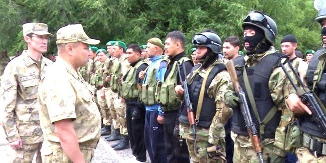 18. August - Tag der Grenztruppen in Kasachstan