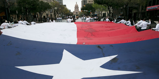 Schultag in den USA - Tag der Staatsgründung von Texas
