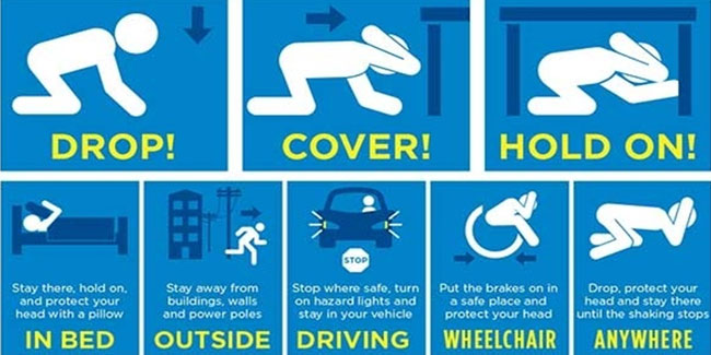 15. Oktober: Internationaler ShakeOut-Tag