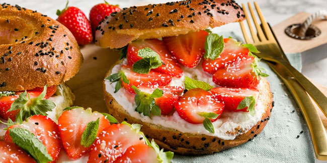 Nationaler Tag von Bagel und Lachs