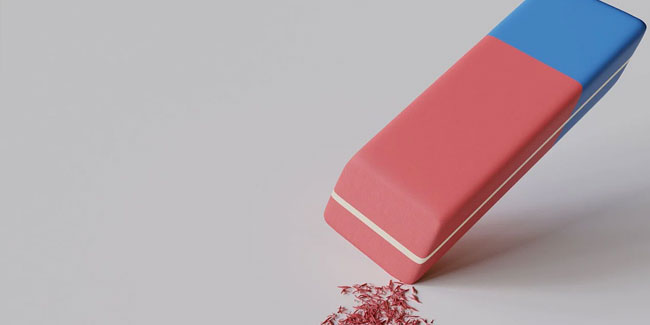 Tag des Radiergummis