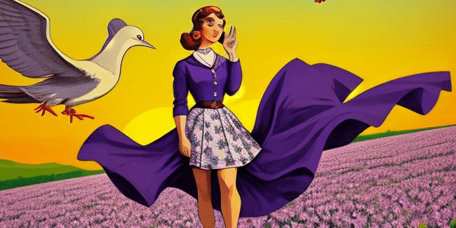 16. Mai: Lila für den Friedenstag: Symbol für Harmonie und Verbundenheit