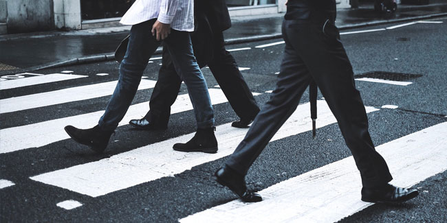 5. April: Tag – Zu Fuß zur Arbeit