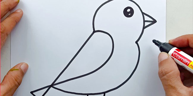 8. April - Zeichne ein Bild von einem Vogel Tag