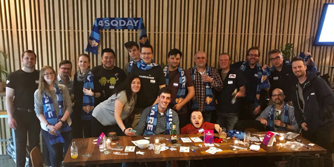 16. April: Foursquare-Tag