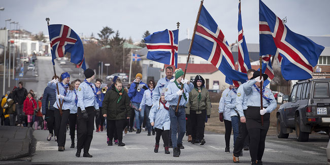 25. April - Erster Tag des Sommers oder Sumardagurinn fyrsti in Island
