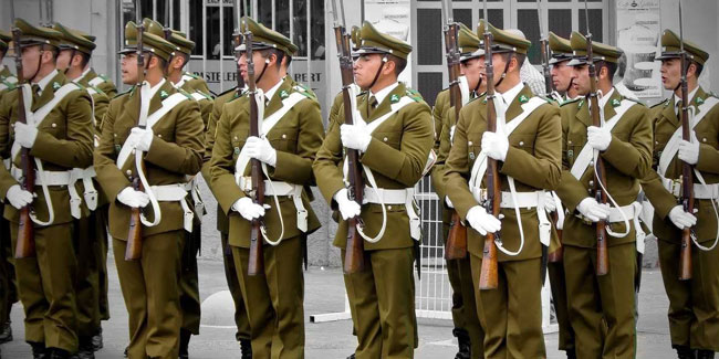 27. April - Carabinieri-Tag oder Schützentag in Chile