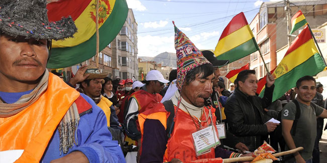 16. Juli - Nationalfeiertag in Bolivien