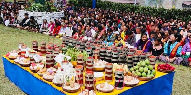 12. Januar - Traditioneller Tag der Opfergaben in Bhutan